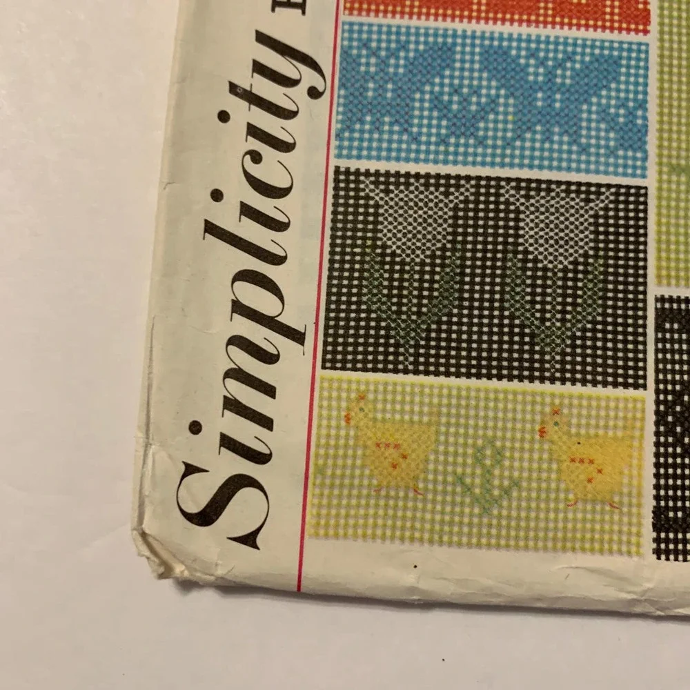 Simplicity Vintage 1960's‎ Chart Pattern #4726 Embroidery Cross Stitch